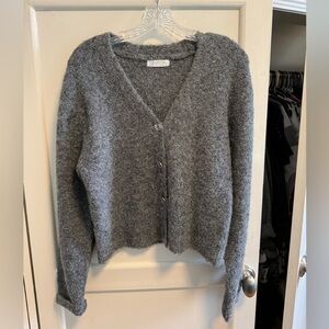 Primark Fuzzy Gray Cardigan